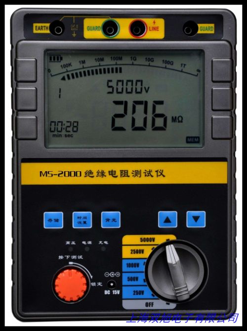福祿克 Fluke 1550系列接地絕緣電阻測試儀 2TBΩ 測試電壓10000V